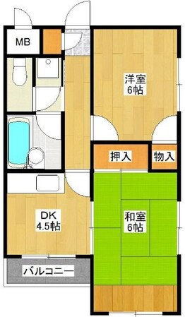 エスカイヤ小作第3の物件間取画像